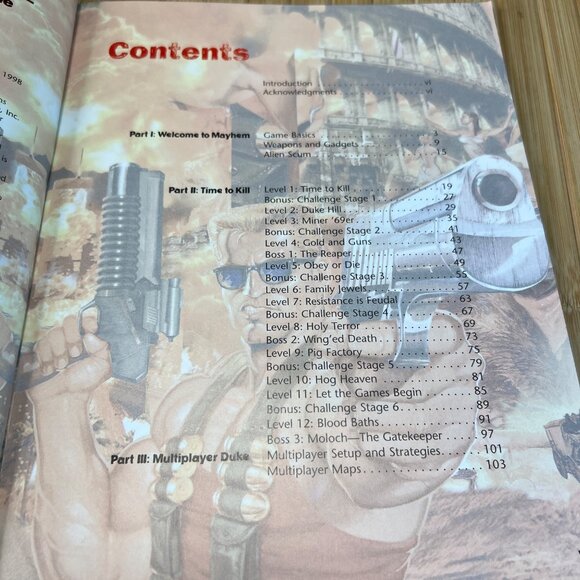 Duke Nukem Time to Kill GW Press Official Exclusive Strategy Game Guide Book - Picture 12 of 14